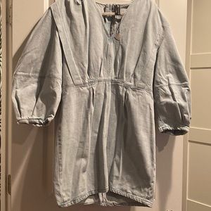 NWT (but tag ripped a bit) denim Zara dress